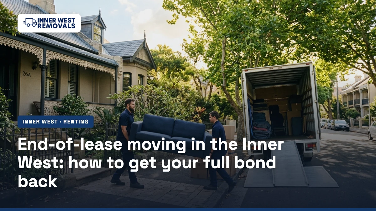 End-of-lease moving in the Inner West: how to get your full bond back